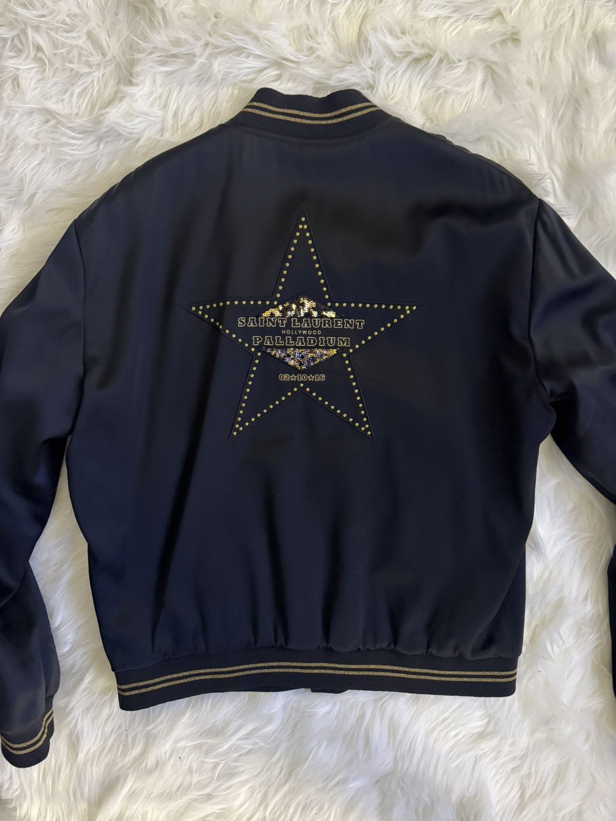 Saint Laurent Paris SAINT LAURENT PARIS PALLADIUM SHOW BOMBER JACKET Size US L / EU 52-54 / 3 - 2 Thumbnail
