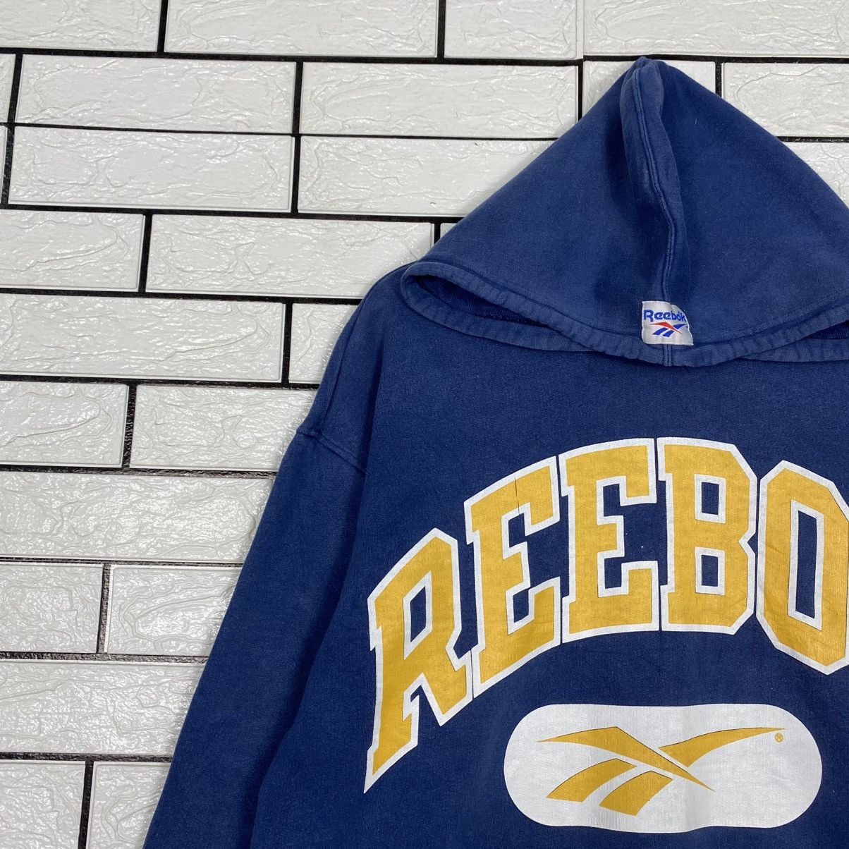 Vintage 📌Vintage Hoodie Sweatshirt Pull Over Reebok Big Logo Size US L / EU 52-54 / 3 - 8 Thumbnail