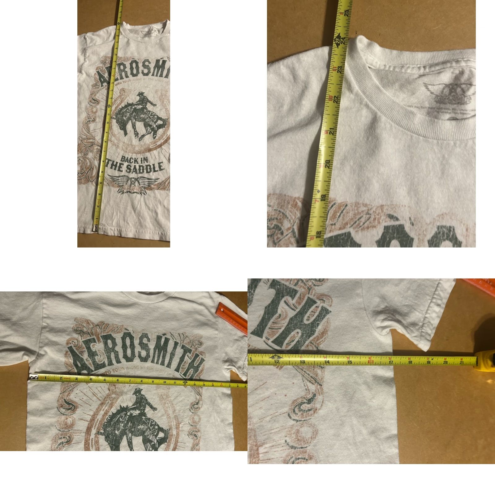 Aerosmith VINTAGE? No. (Clarify not allowed) - Sorry, cannot determine vintage status. Size M / US 6-8 / IT 42-44 - 9 Thumbnail