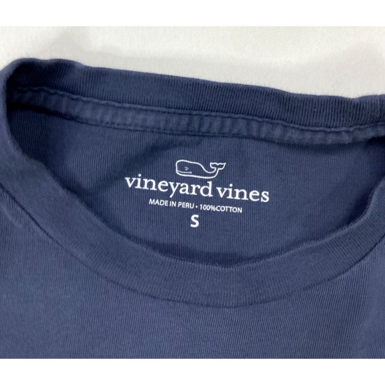 Vineyard Vines Vineyard Vines Shirt T-Shirt Men Small Crew Neck Long Sleeve Graphic Print Pocket Pink 100% Cotton Size US S / EU 44-46 / 1 - 4 Thumbnail