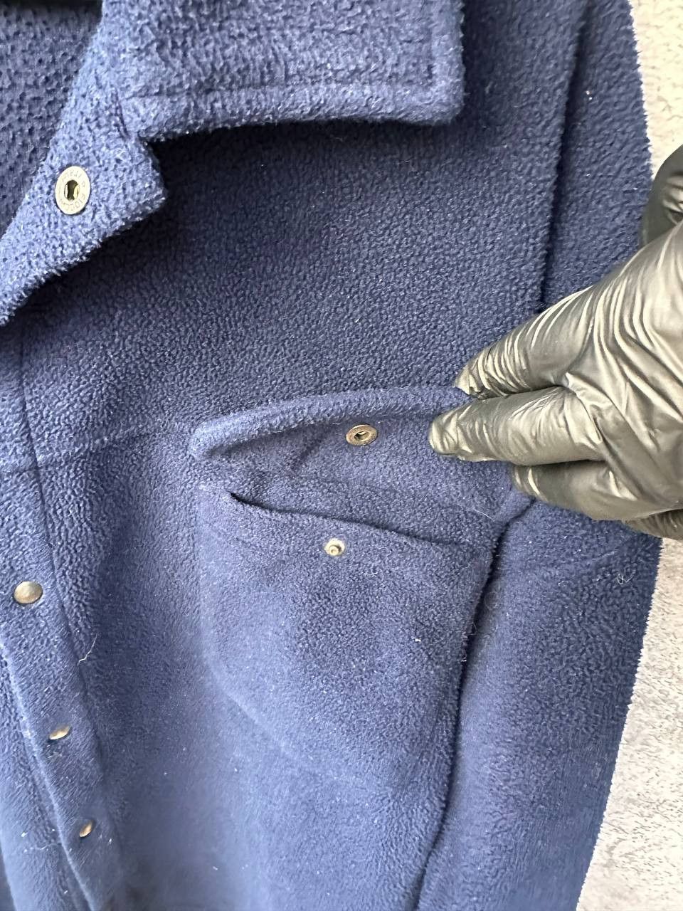 Napapijri × Vintage Napapijri Fleece Overshirt Ceramic Fibre Button Jacket Italy Size US XL / EU 56 / 4 - 10 Thumbnail