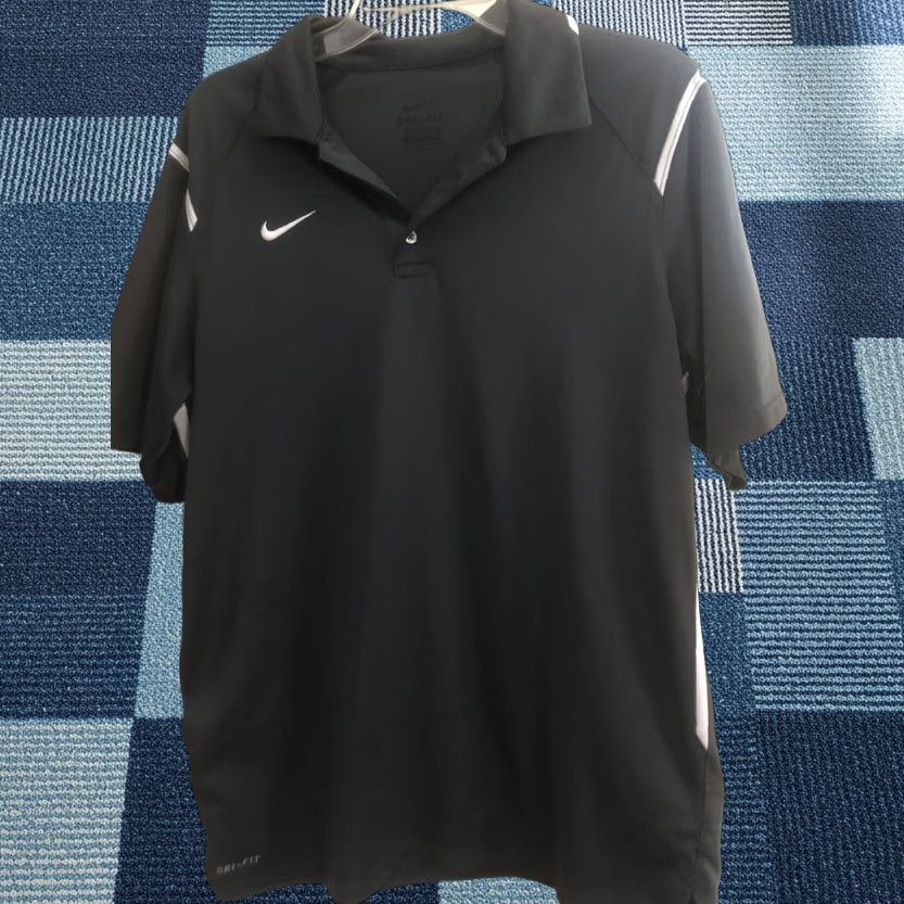 Nike NIKE DRI-FIT Golf Polo Shirt Mens Short Sleeve Gray Medium Size US M / EU 48-50 / 2 - 1 Thumbnail