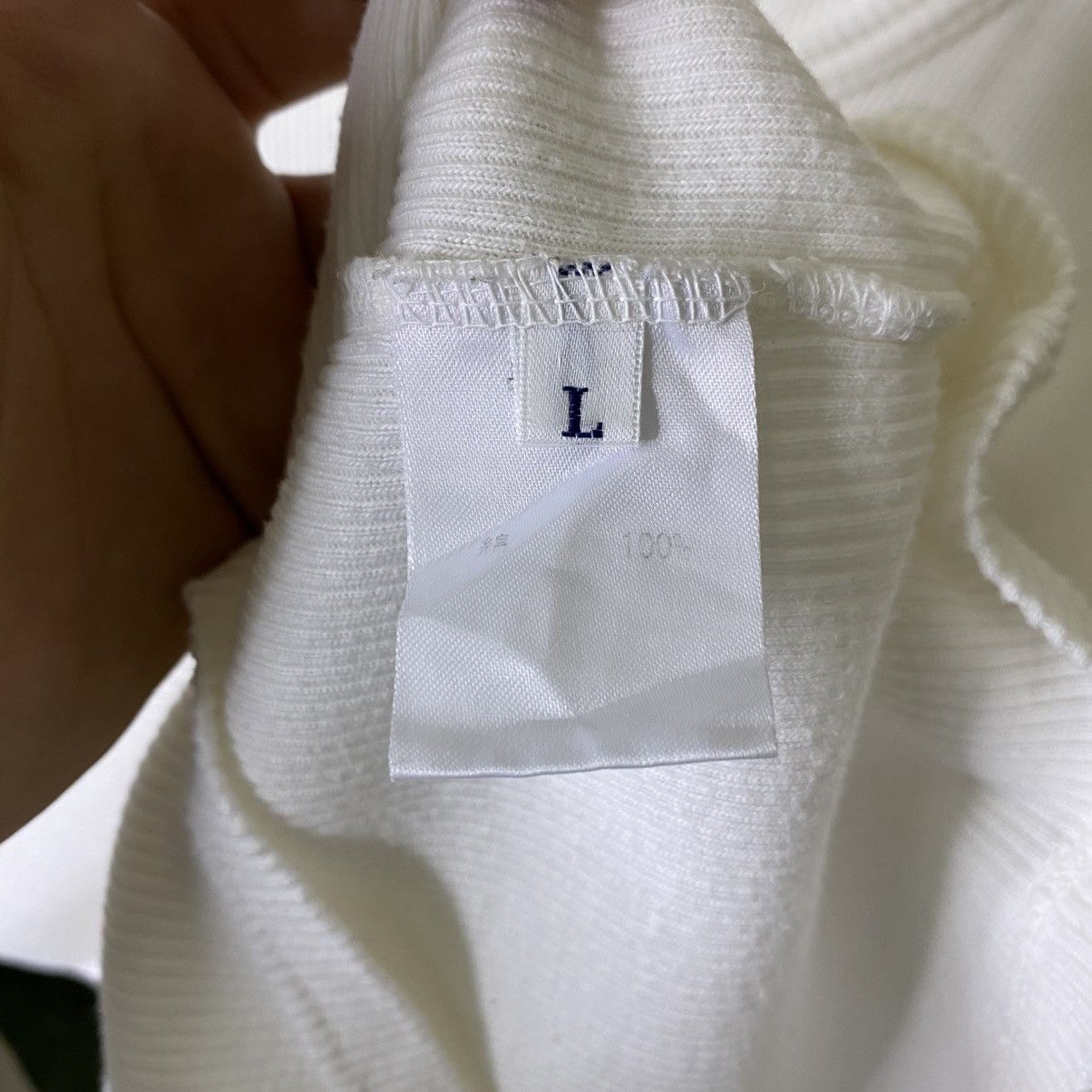 Japanese Brand Acoustic Wing Logo White Tank Top Made in Japan Size US M / EU 48-50 / 2 - 4 Thumbnail