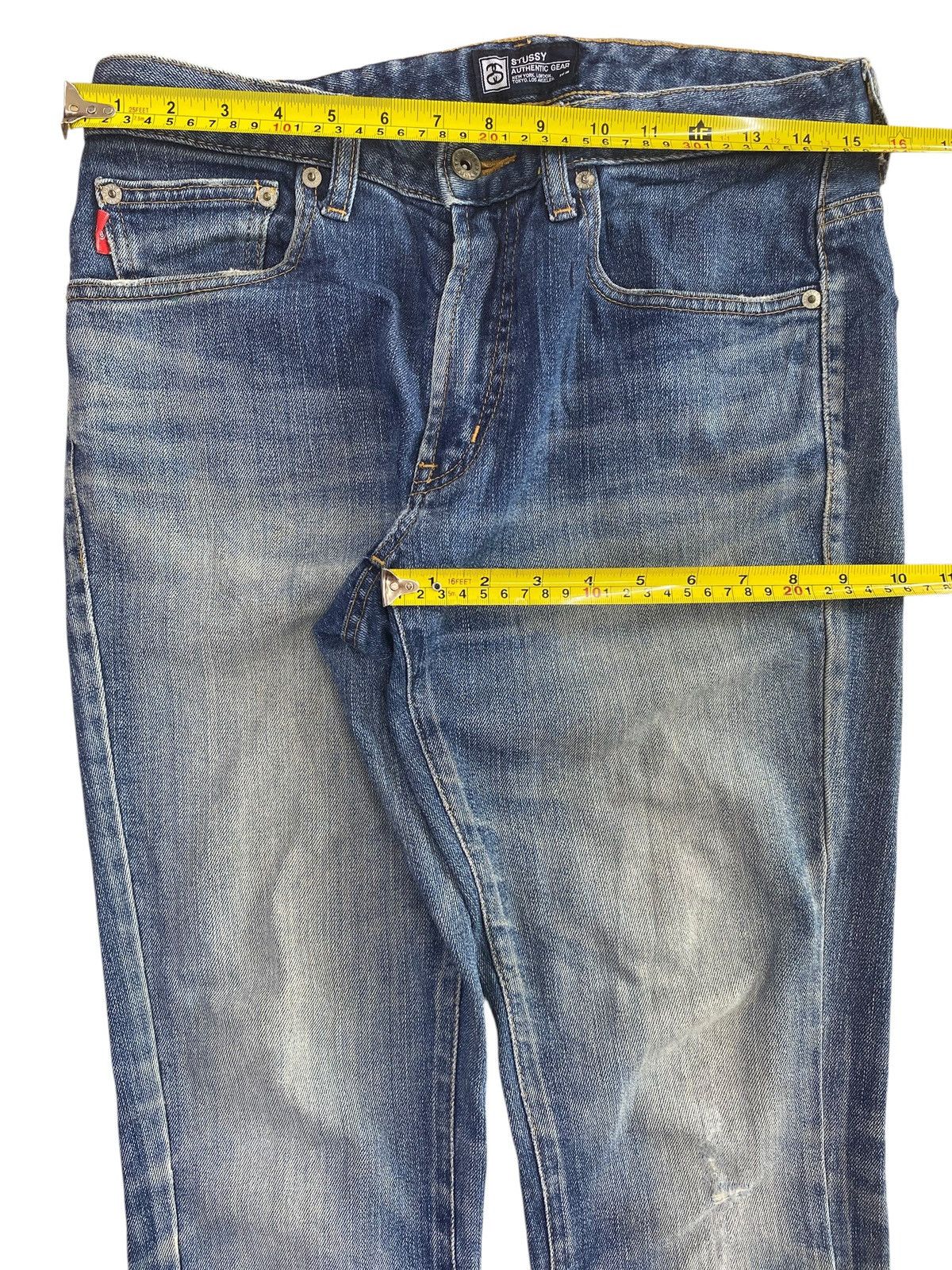 Stussy Stussy Brand Faded Blue Wash Style Fitted Jeans Size US 32 / EU 48 - 5 Thumbnail