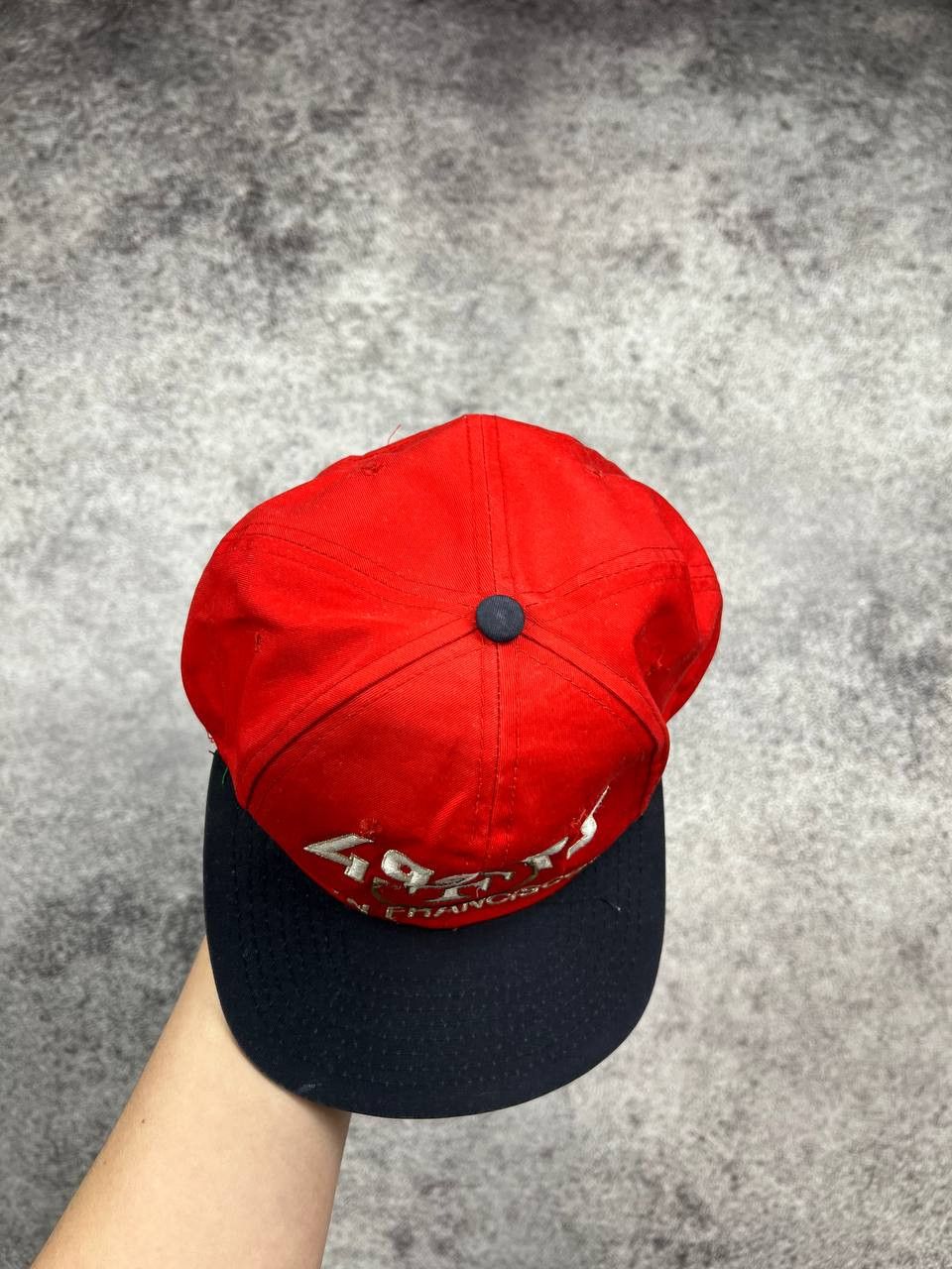 NFL NWT San Francisco 49ers NFL Red Snapback Vintage 90s Cap VTG Size ONE SIZE - 7 Thumbnail