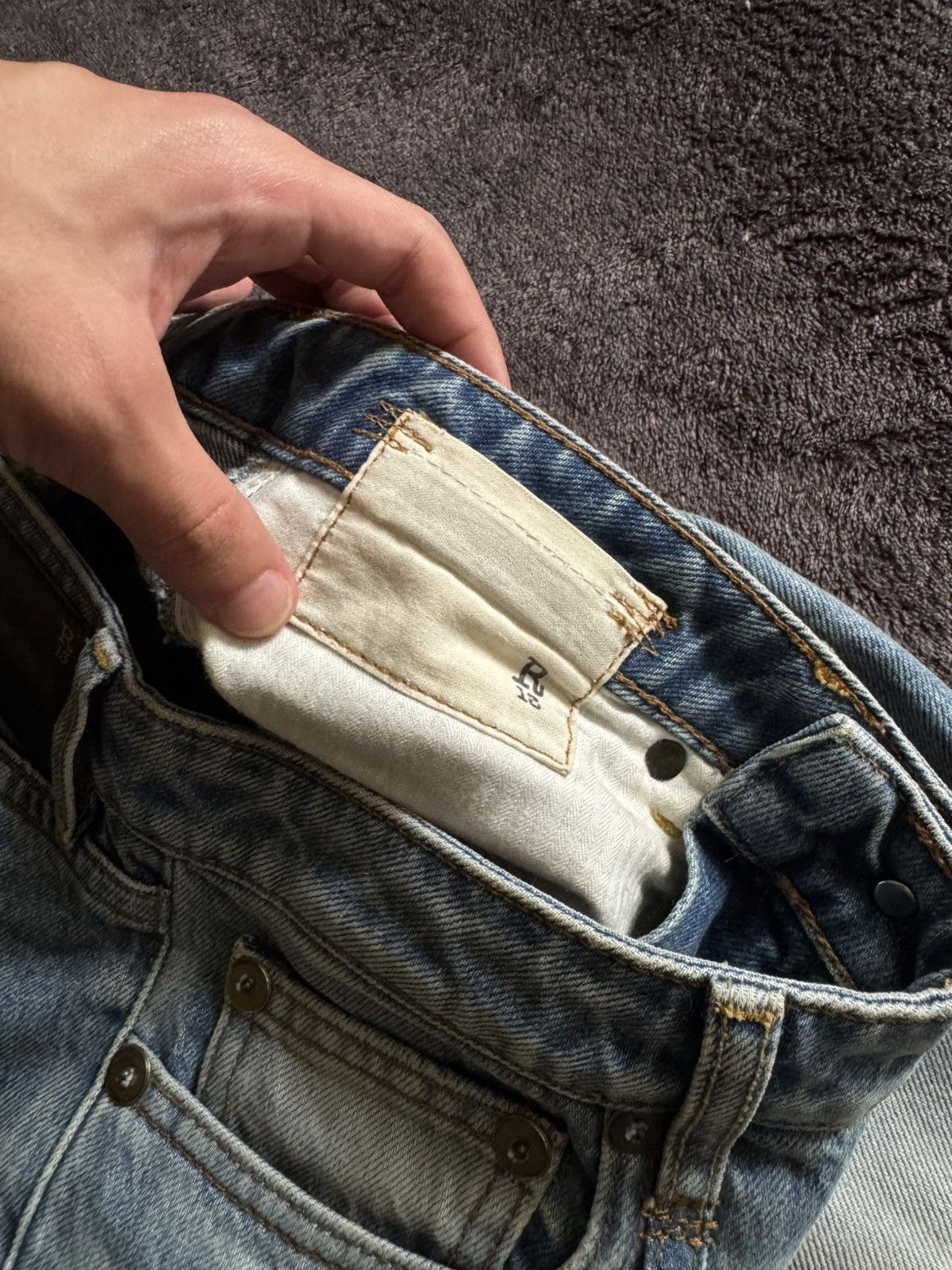 R13 R13 Kick Fit Long Denim Jeans Size 25" / US 0 / IT 36 - 14 Thumbnail