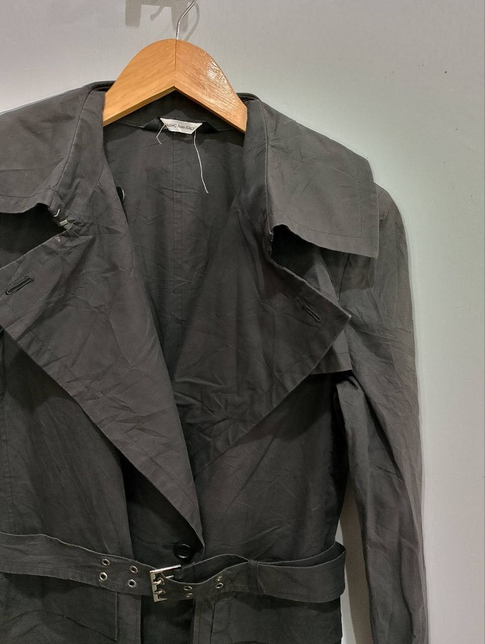 If Six Was Nine PLANET REMIX Made in Japan Black Trench Coats Size S / US 4 / IT 40 - 5 Thumbnail
