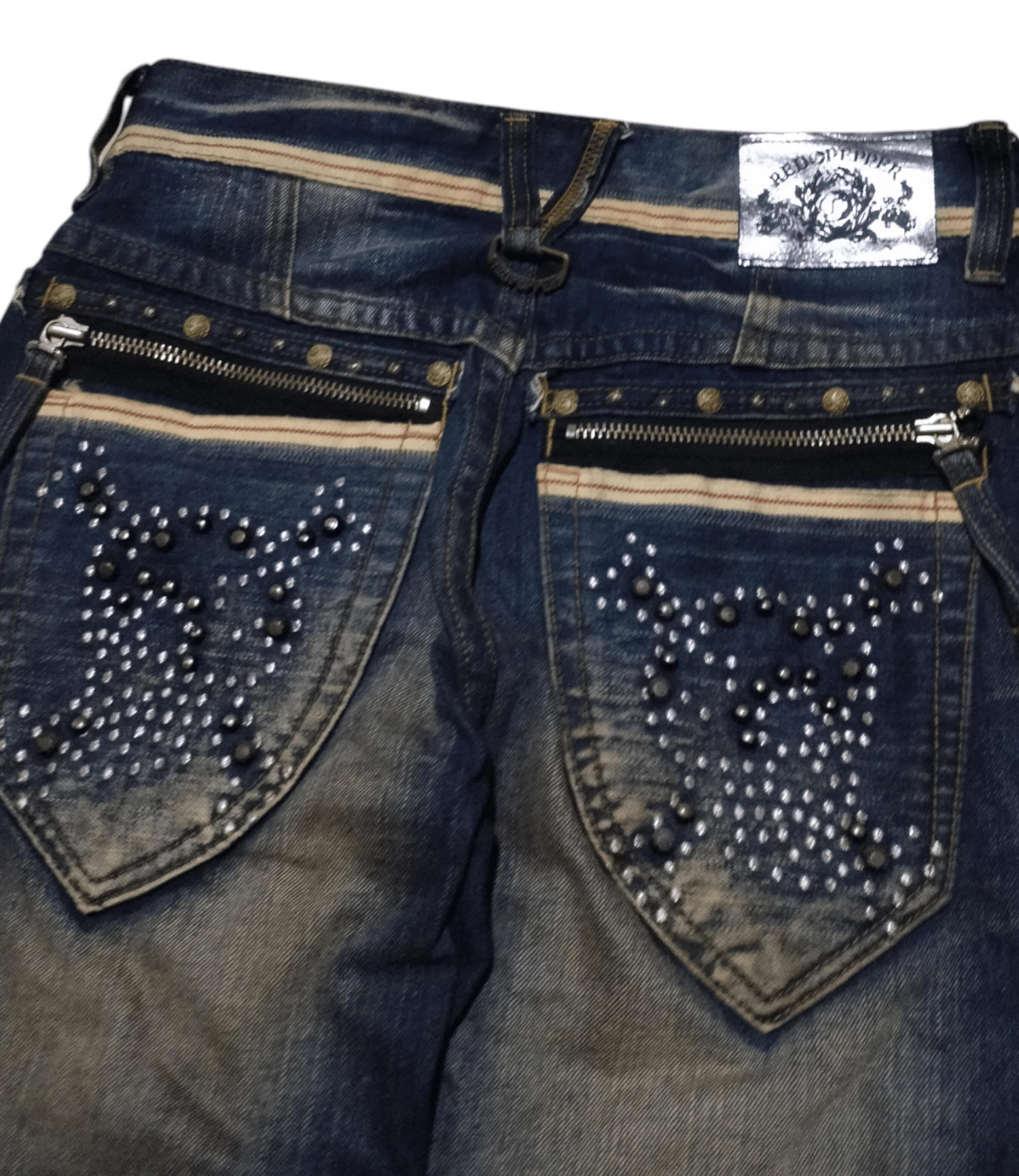 KMRii Red Pepper wash whisker Denim Size US 31 - 3 Thumbnail