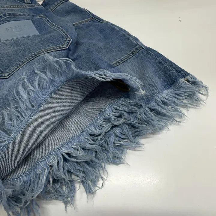 Fendi Fendi SS23 Men’s Denim Shorts with Zip -2507 Size US 32 / EU 48 - 9 Thumbnail
