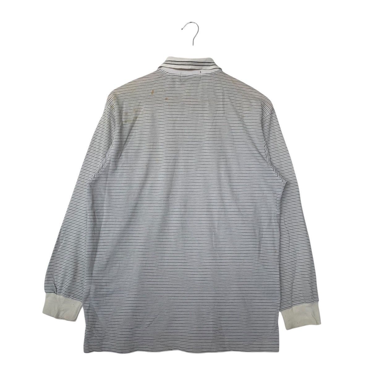 Gianni Valentino Vintage GIANNI VALENTINO ITALY Pocket Stripes Sweashirts Size US L / EU 52-54 / 3 - 3 Thumbnail