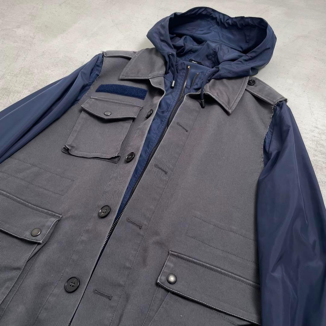 Maison Margiela Maison Margiela Stitched hooded jacket 2501-Nextarrow Size US S / EU 44-46 / 1 - 5 Thumbnail