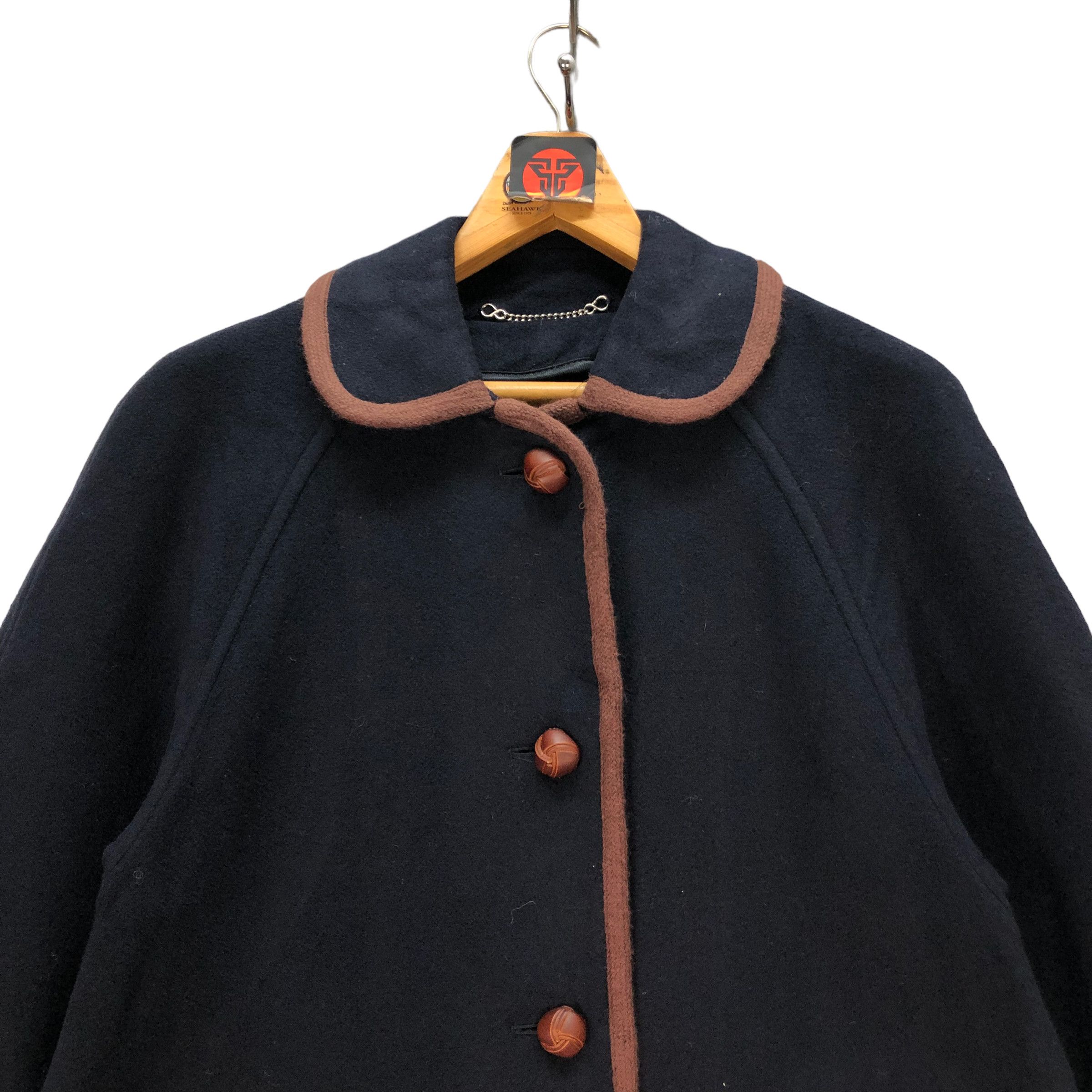 Burberry BURBERRYS MADE IN ENGLAND WOOL LONG COAT #7344-131 Size M / US 6-8 / IT 42-44 - 2 Thumbnail