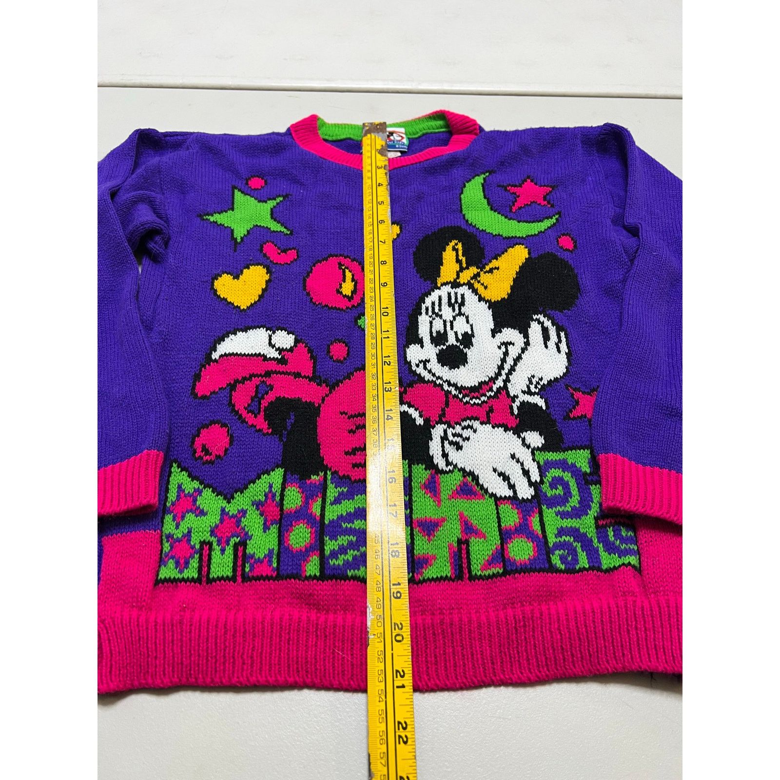 Disney Vintage Disney Mickey’s Stuff Minnie Mouse Sweater Kids L 14 Size XL / US 12-14 / IT 48-50 - 4 Thumbnail
