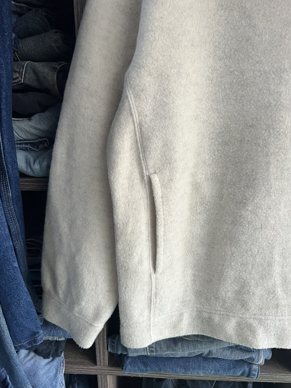 Lemaire × Uniqlo 🔥Uniqlo U Lemaire Mohair Pullover Hoodie Size US L / EU 52-54 / 3 - 7 Thumbnail