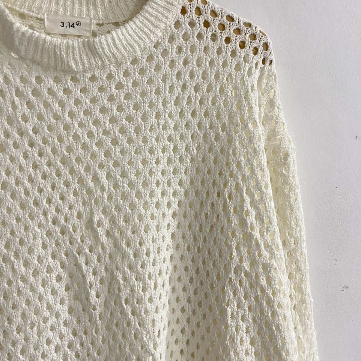 Japanese Brand 3.14 Knit Corchet Sweater Size US L / EU 52-54 / 3 - 5 Thumbnail