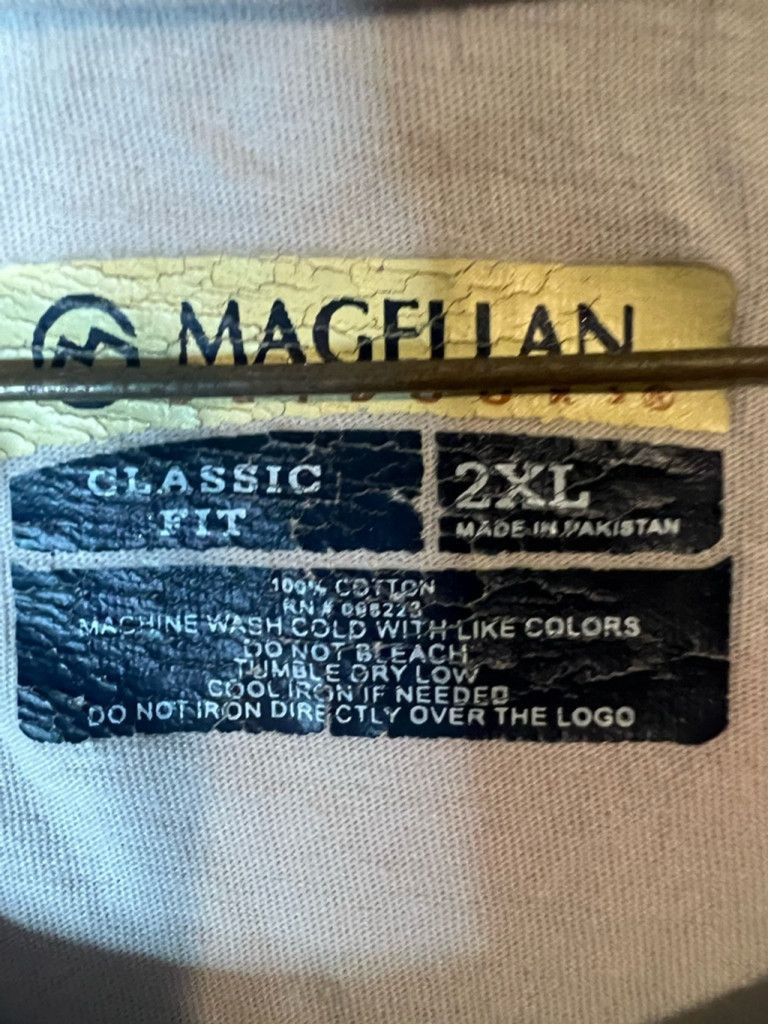 Other Men's Magellan Outdoors T-shirt 2XL Beige Fish Graphic Size US XXL / EU 58 / 5 - 3 Thumbnail