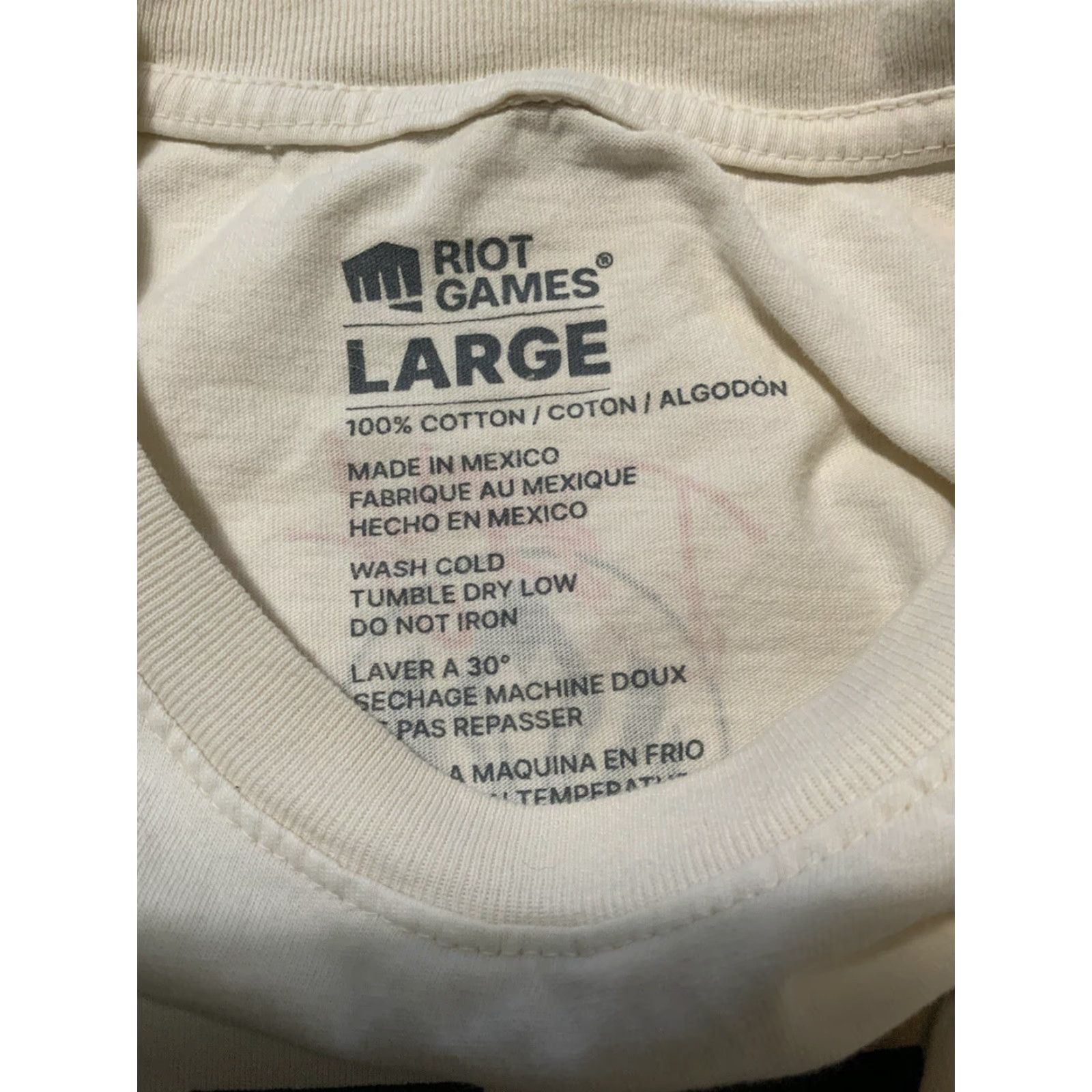 Vintage Riot Games MSI 2023 Defy Haters LOL League Of Legends Esports Graphic T-Shirt LG White Mens Large Size US L / EU 52-54 / 3 - 7 Thumbnail