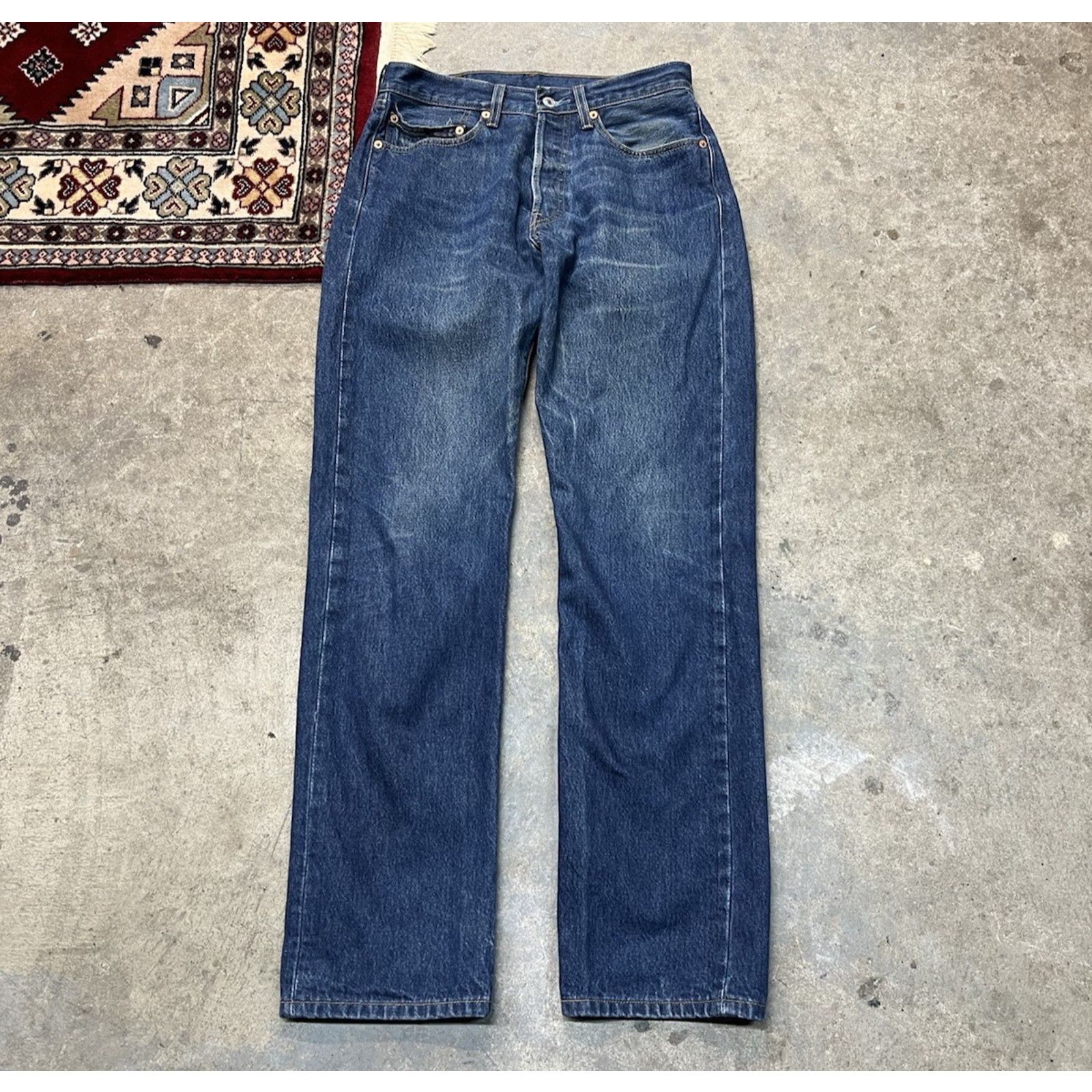 Levi's Levis 501 XX Vintage 2003 Jeans Dark Wash Fade Men’s 31x32.5 Size US 31 - 1 Thumbnail