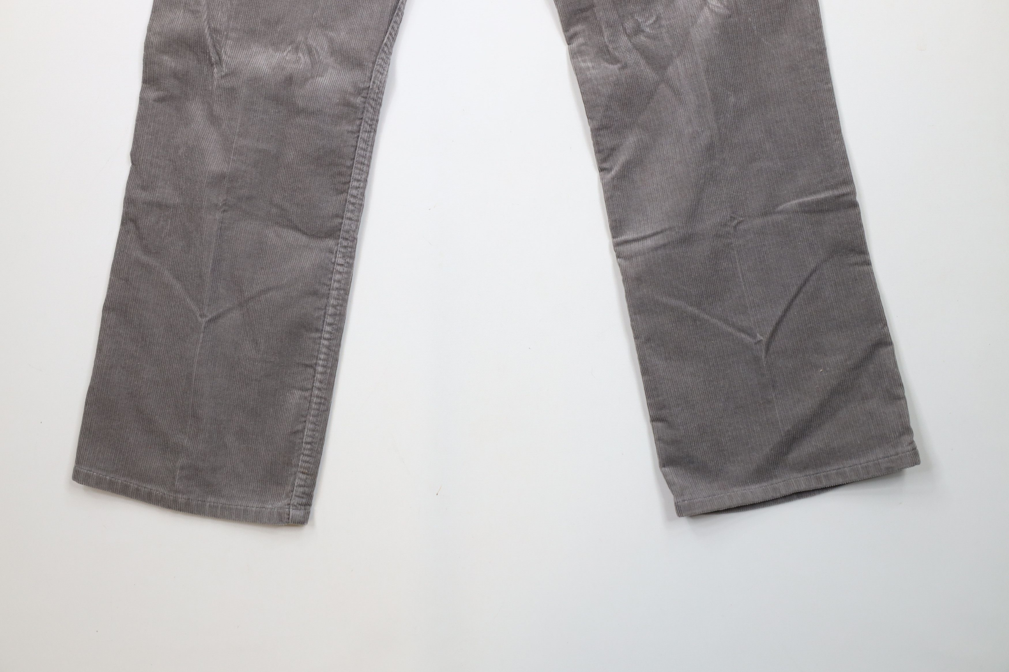 Vintage Vintage 90s Streetwear Wide Leg Corduroy Pants Gray USA Size US 36 / EU 52 - 12 Thumbnail