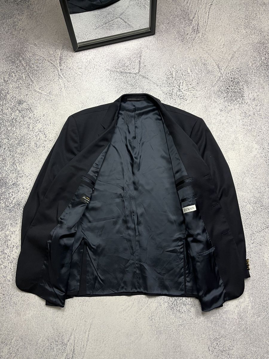 Balmain Mens Blazer Jacket Pierre Balmain Coat Size 60 Super 100’s Size 54L - 8 Thumbnail
