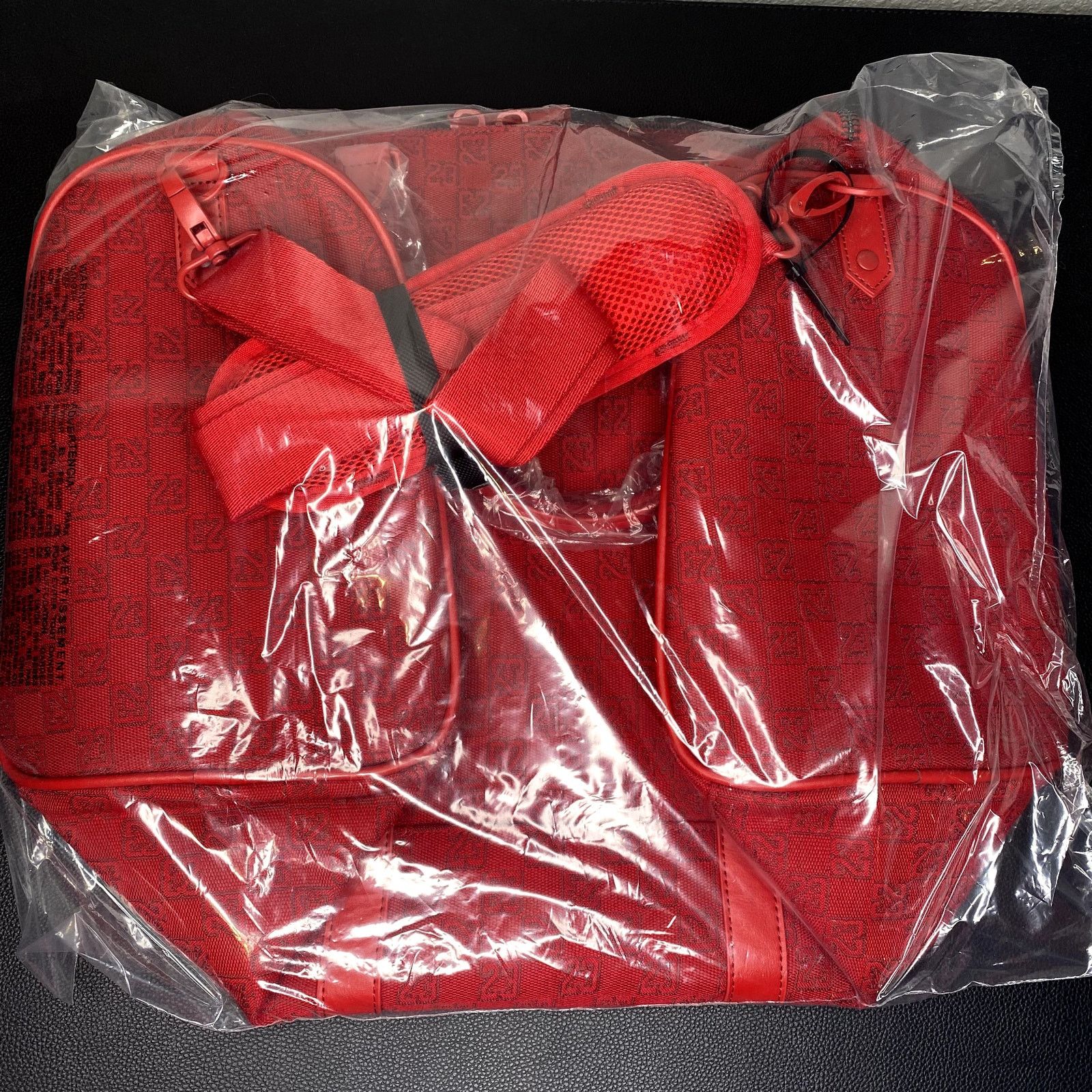 Jordan Brand Jordan Monogram Duffle Bag Red Size ONE SIZE - 5 Thumbnail
