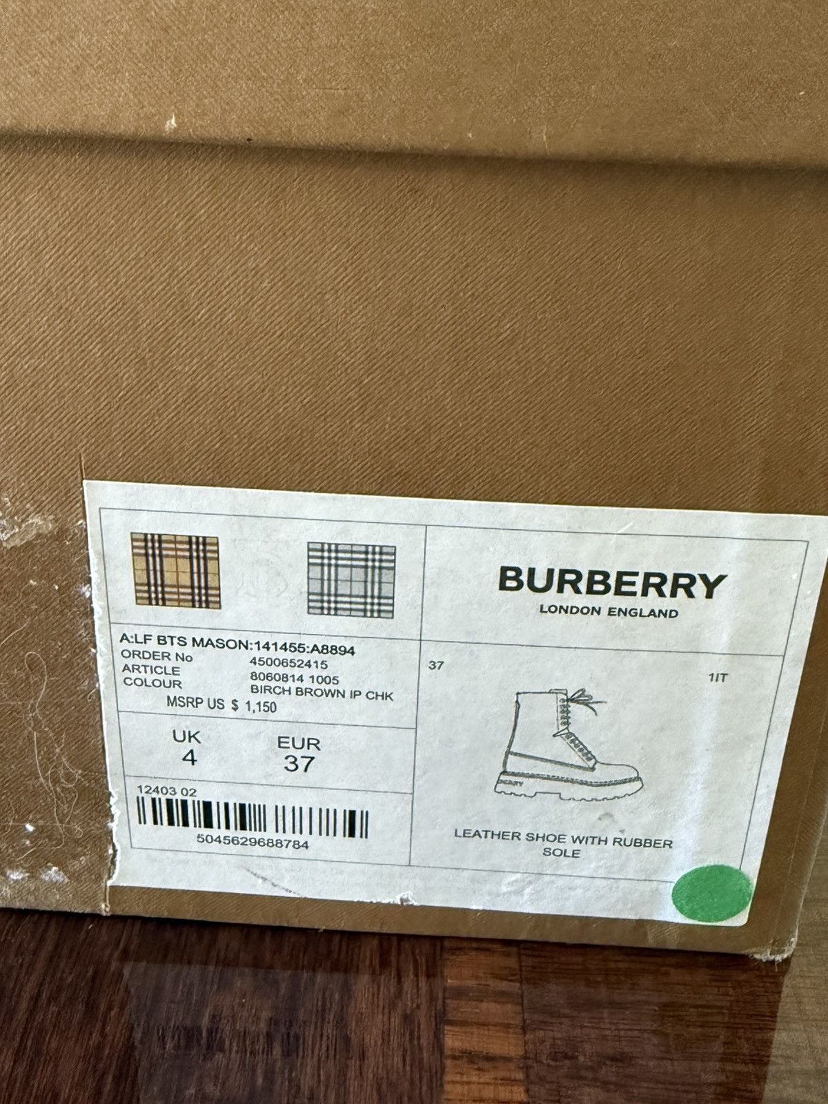 Burberry Burberry Boot Size US 7 / IT 37 - 12 Thumbnail