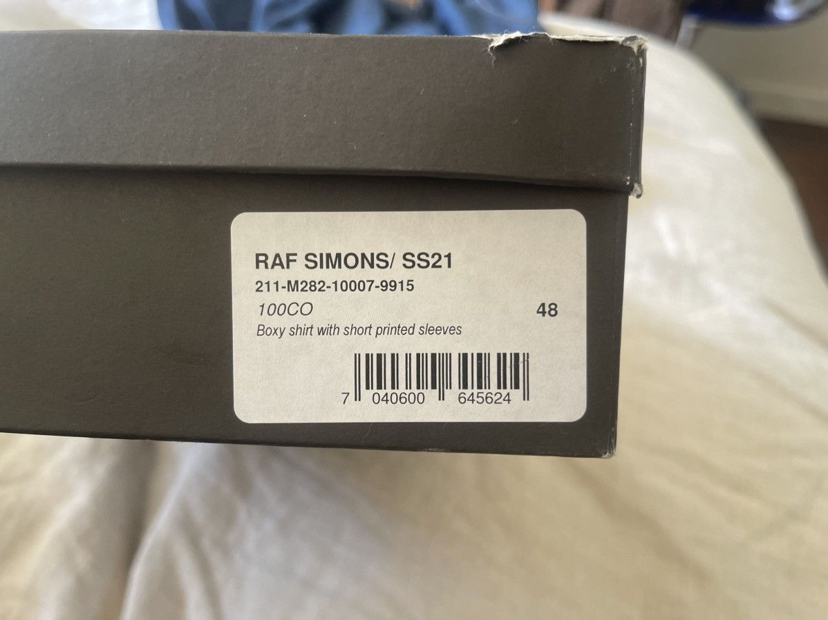 Raf Simons RAF SIMONS S/S21 Boxy Black Shirt with Silk Sleeves and Pin Size US M / EU 48-50 / 2 - 4 Thumbnail
