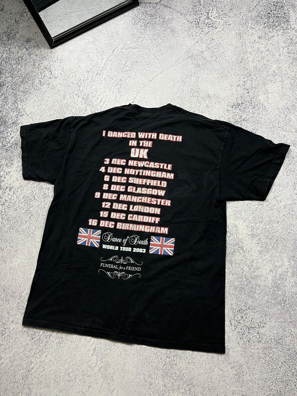 Band Tees × Vintage Vintage 2003 Iron Maiden World Tour T-Shirt Dance Of Death Size US XL / EU 56 / 4 - 10 Thumbnail