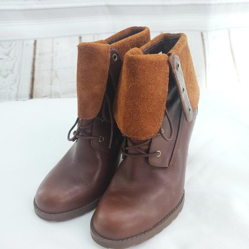 Timberland Timberland Stratham Heights Brown Leather Waterproof Bo… Size US 7 / IT 37 - 2 Thumbnail