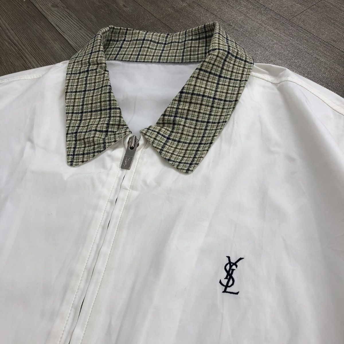 Yves Saint Laurent Vintage Yves Saint Laurent Pour Homme Work Jacket YSL Size US XL / EU 56 / 4 - 4 Thumbnail
