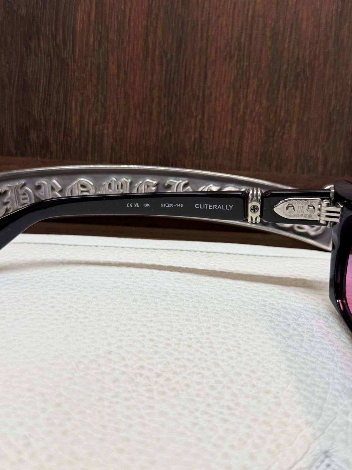 Chrome Hearts Chrome Hearts Cliterally Sunglasses Size ONE SIZE - 10 Thumbnail