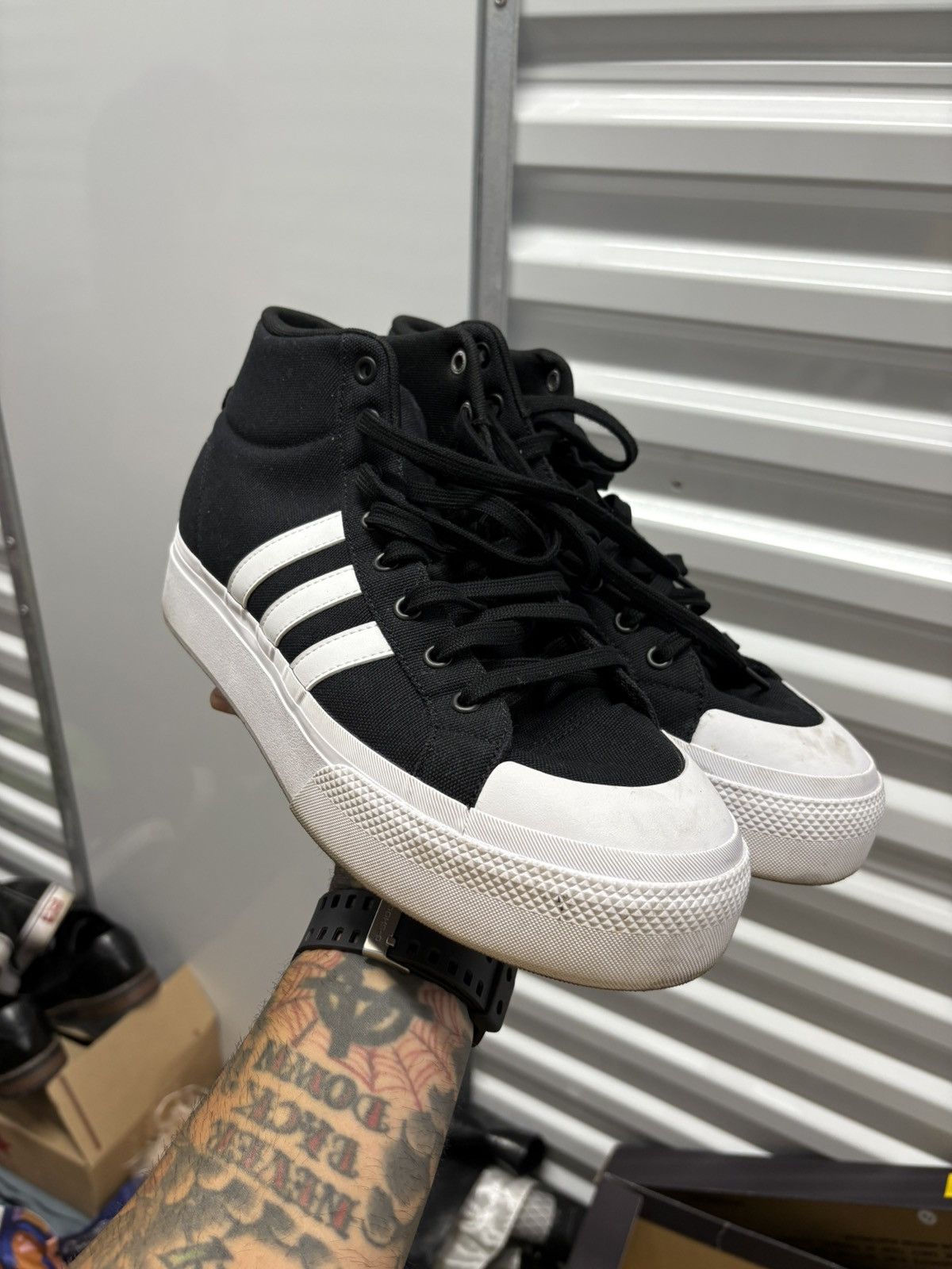 Adidas × Vintage Adidas nizza platform Size US 9.5 / EU 42-43 - 1 Thumbnail