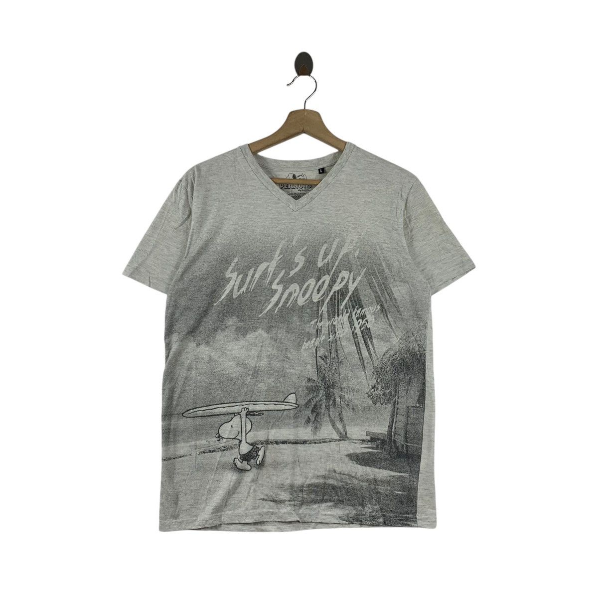 Peanuts PEANUTS SNOOPY SURF UP Over Print Beach AOP Tee Shirt Top Size L / US 10 / IT 46 - 1 Thumbnail