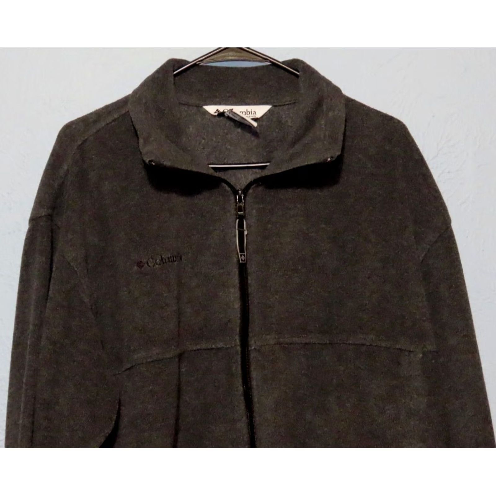Vintage Columbia Jacket Mens L Full Zip Dark Gray Fleece Size US L / EU 52-54 / 3 - 3 Thumbnail