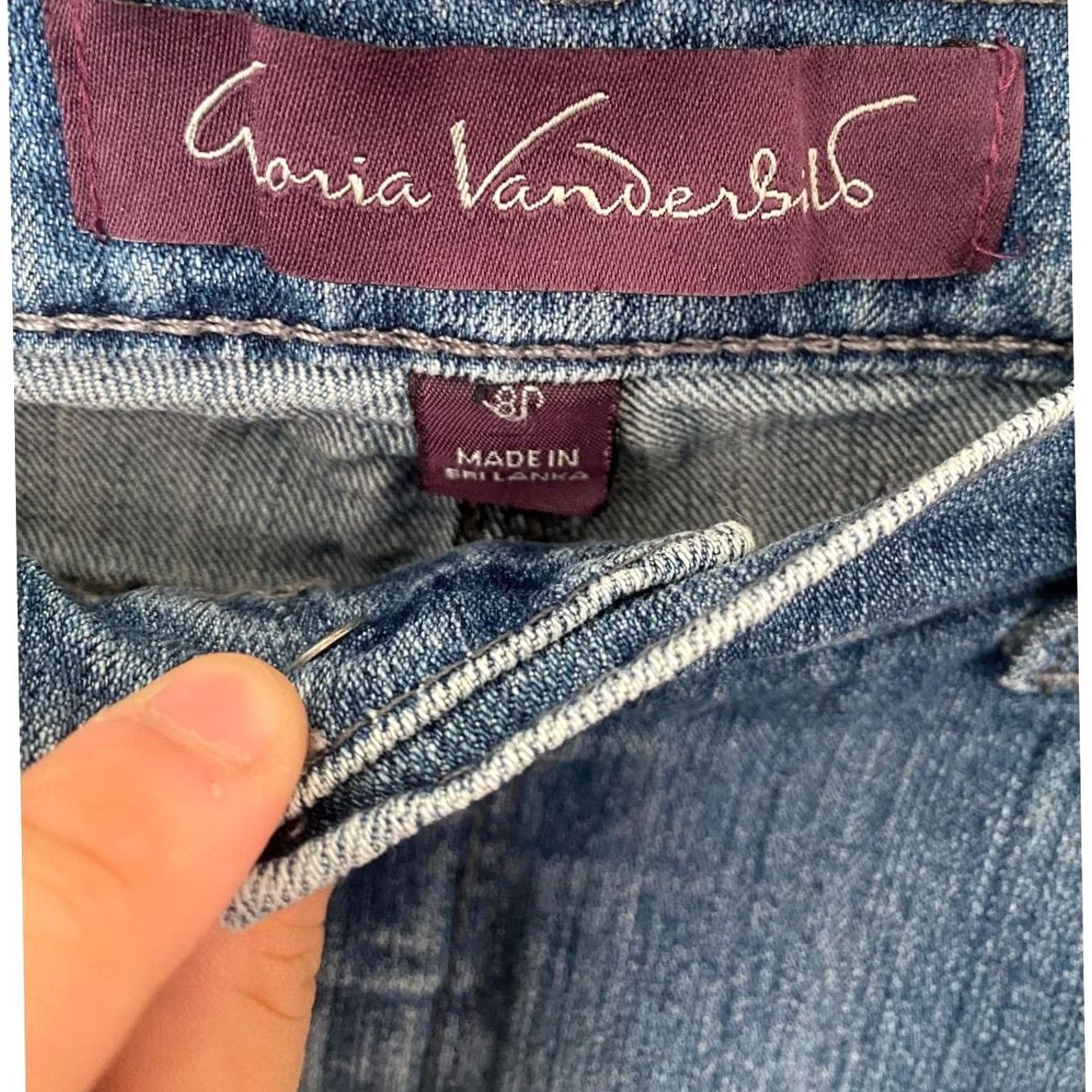 Gloria Vanderbilt Gloria Vanderbilt Jeans Straight Blue 8P Petite Womens Size 30" / US 8 / IT 44 - 2 Thumbnail