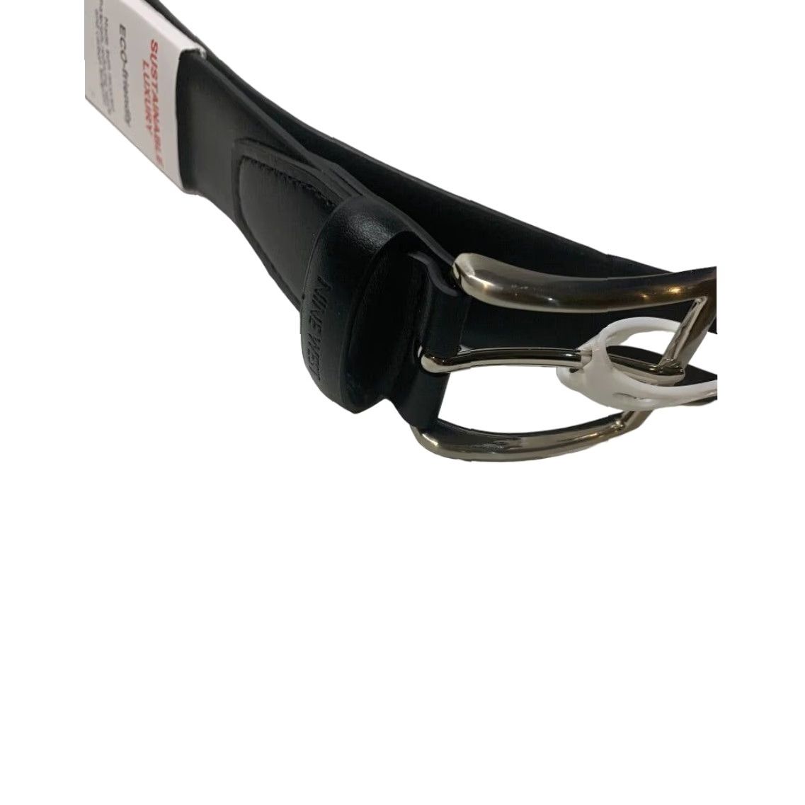 Nine West Nine West Belt Mens XL Black Vegan Leather 1.25" Width 42-44 Size ONE SIZE - 6 Thumbnail