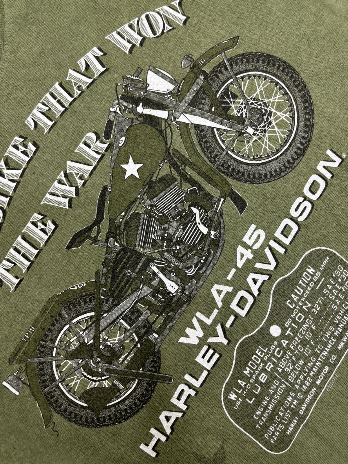 Harley Davidson 💥Vintage💥90s Harley Davidson War WLA-45 Bike Shirt F575 Size US M / EU 48-50 / 2 - 1 Thumbnail