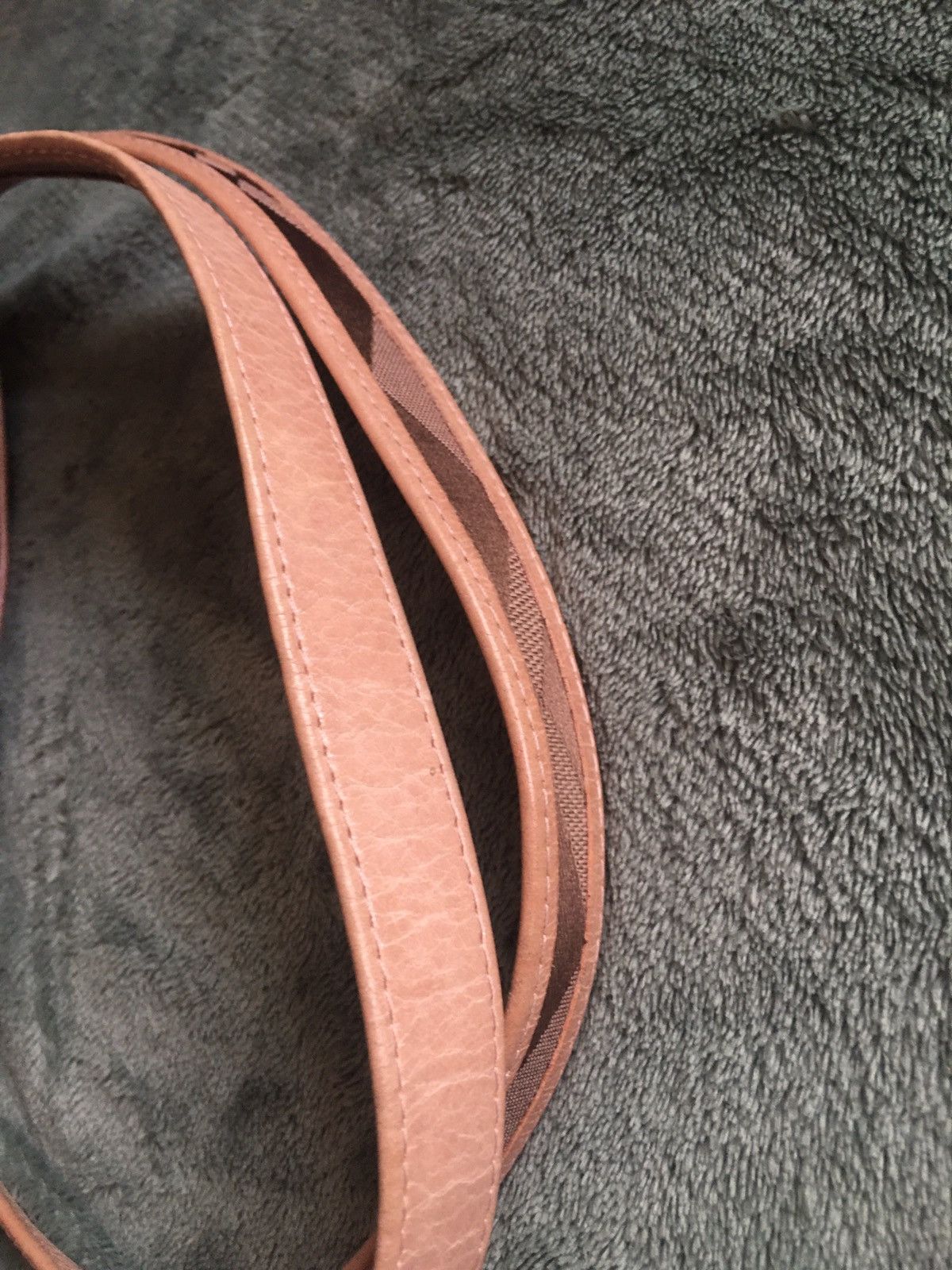 Givenchy GIVENCHY Vintage Leather Light Pink Logo Shoulder Tote Bag Size ONE SIZE - 6 Thumbnail