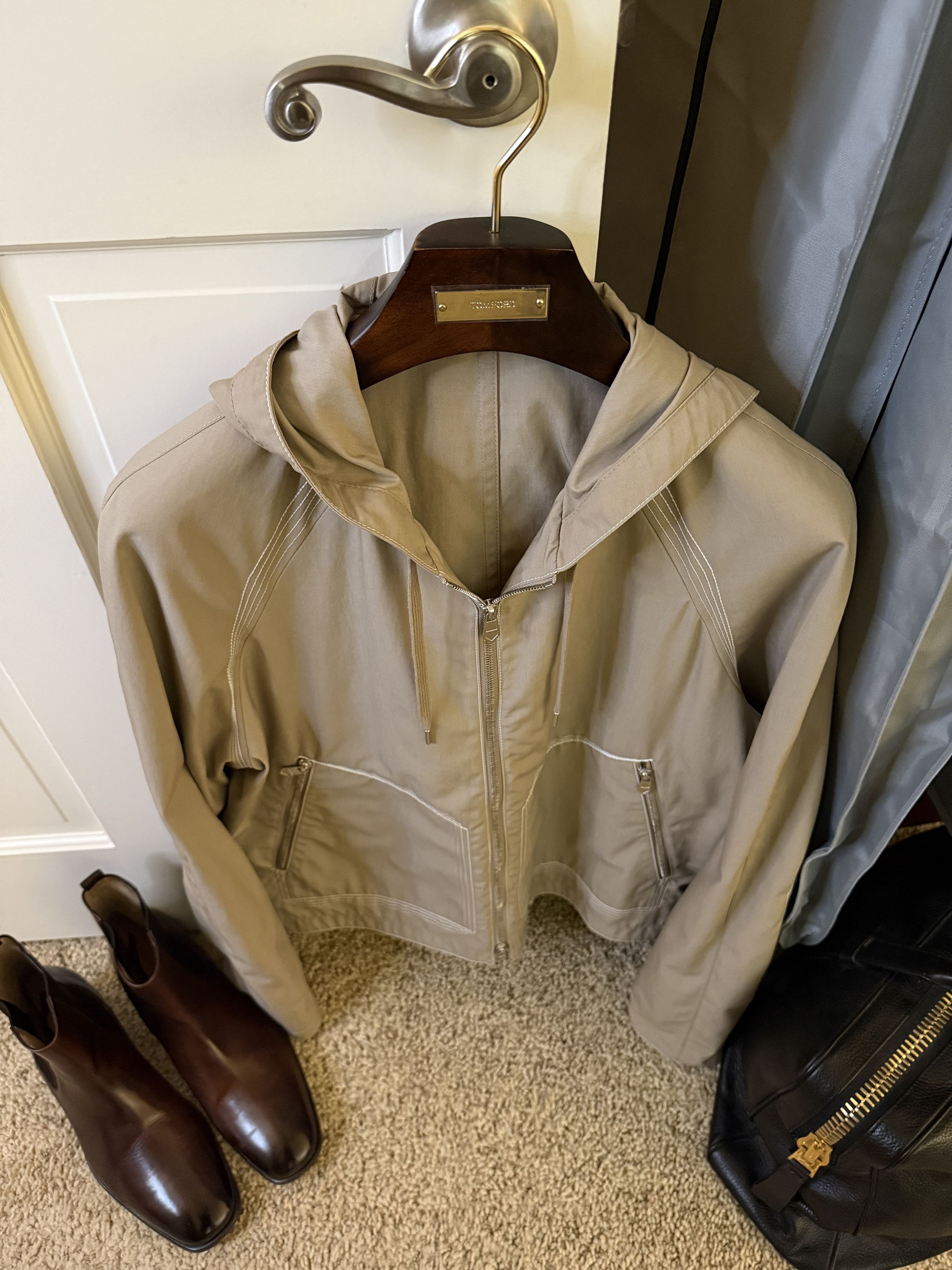 Hermes Best Dressed Rare $5,500 w/tax Hooded Tech Twill Jacket Size US M / EU 48-50 / 2 - 17 Thumbnail