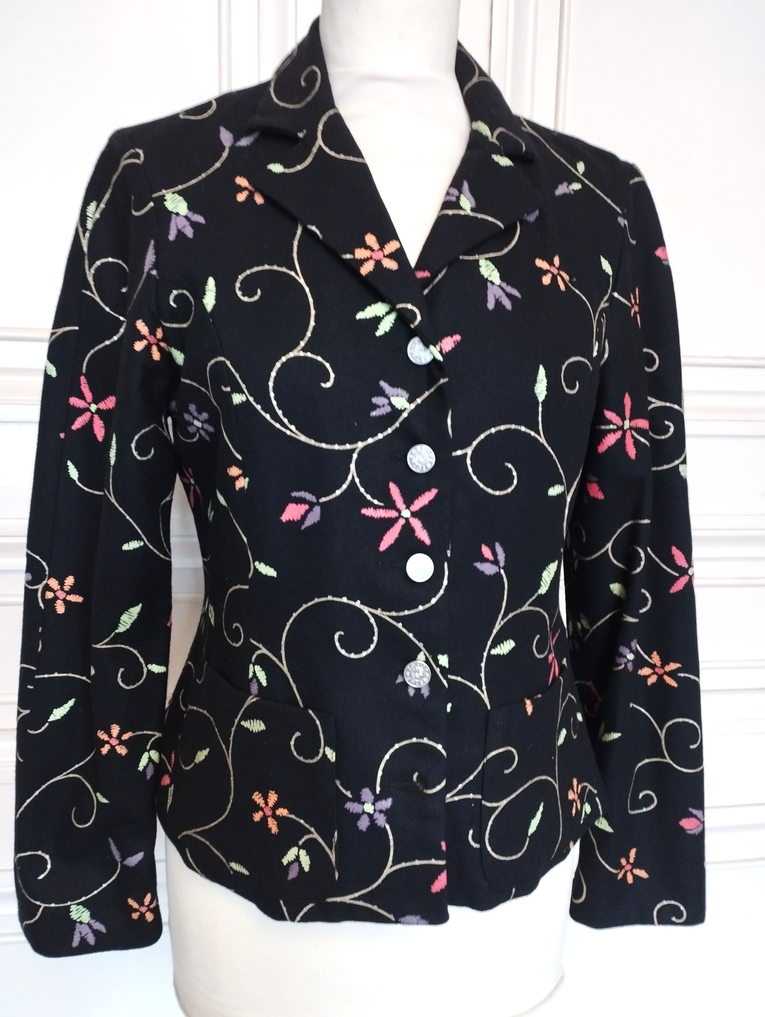 Kenzo Veste Brodée Florale TL