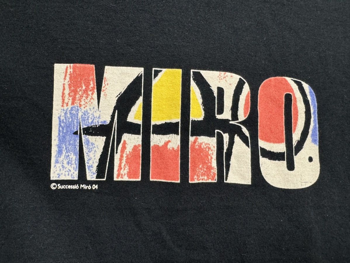 Arts & Science Successio Miro 04 vintage black t-shirt M sz art 2004 Size US M / EU 48-50 / 2 - 5 Thumbnail