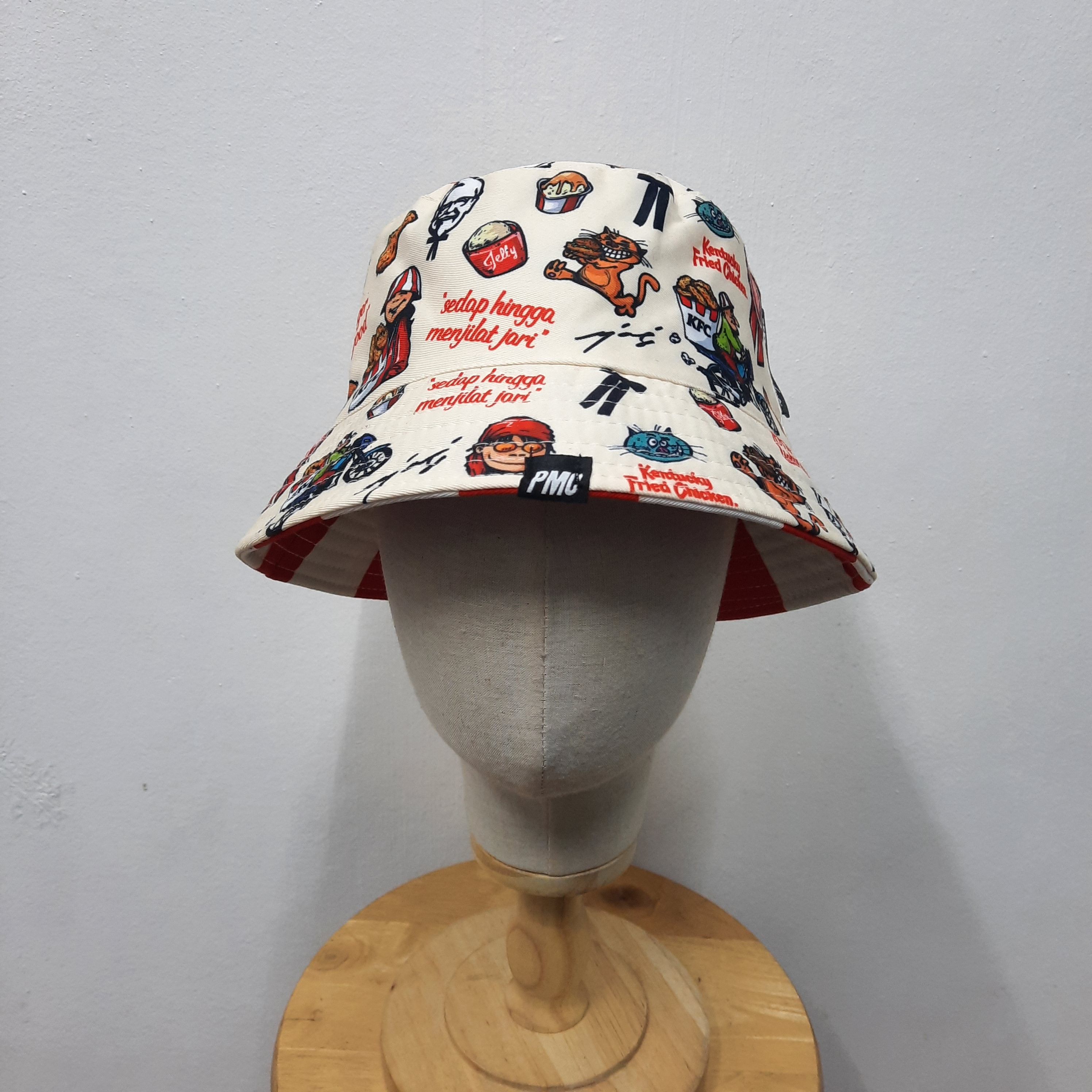 Cartoon Network 🔥Pmc x kfc x ujang legendary cartoonist 2 away hat Size ONE SIZE - 3 Thumbnail