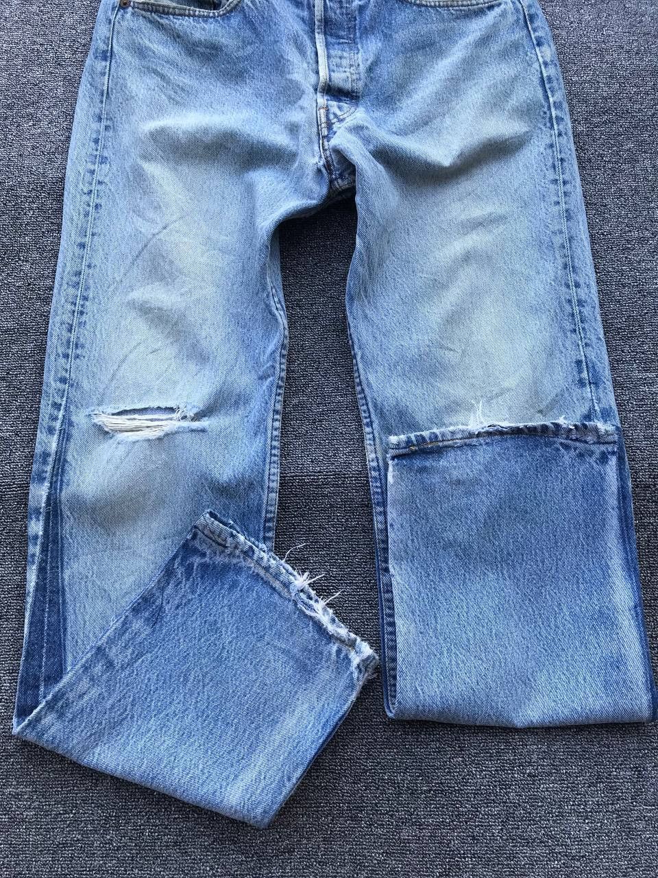 Levi's × Vintage Vintage LEVIS 501 80s distressed jean Stonewash USA W31x31 Size US 31 - 7 Thumbnail