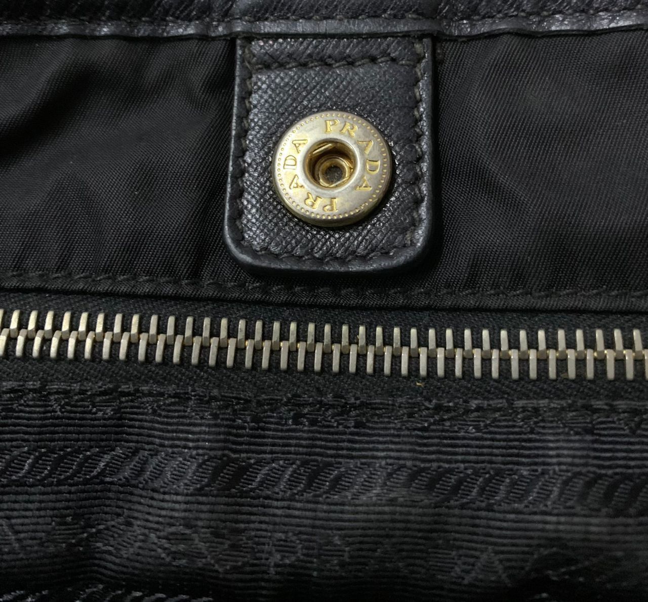 Prada Prada Milano Tote Bag Black Size ONE SIZE - 8 Thumbnail