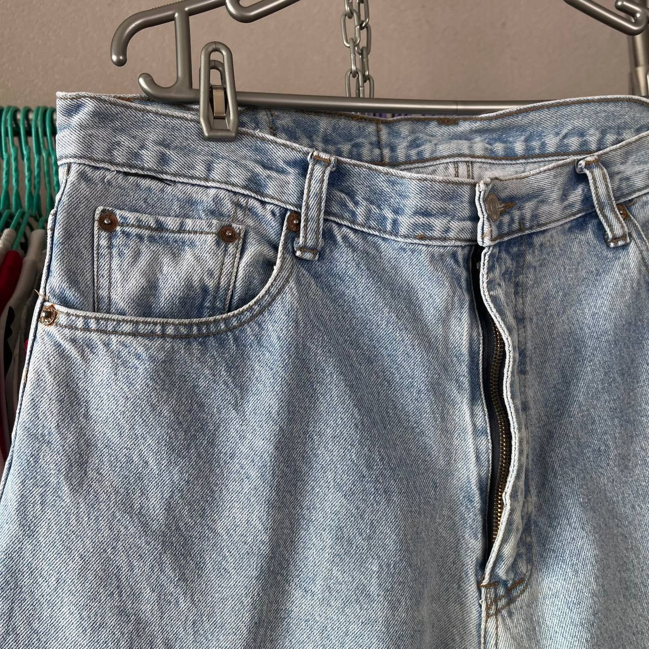 Levi's Vintage 90s Levis 501 Blue Denim Pants Made in USA Size US 40 / EU 56 - 10 Thumbnail