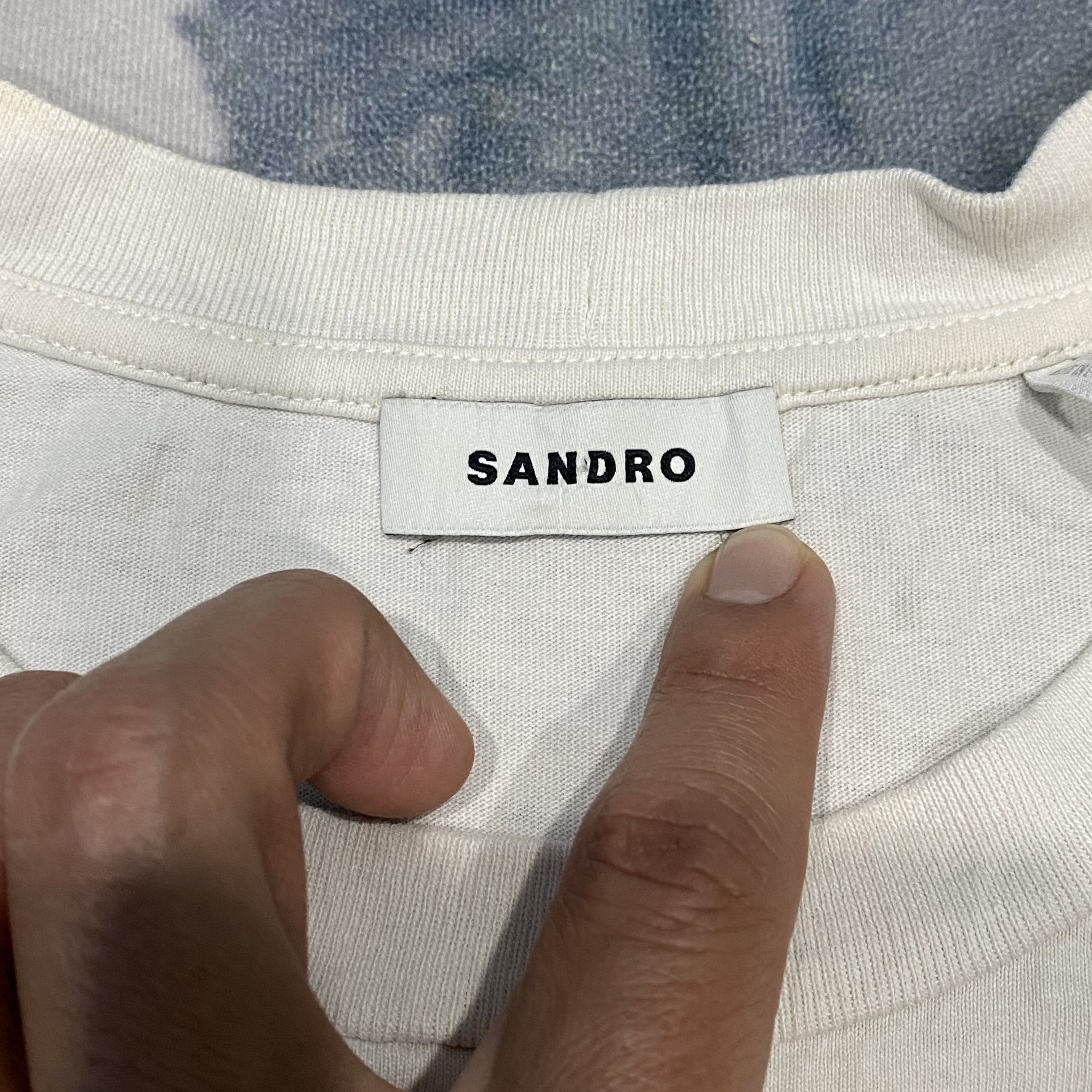 Sandro Sandro LOVE words T Shirt Size Large Size US L / EU 52-54 / 3 - 4 Thumbnail
