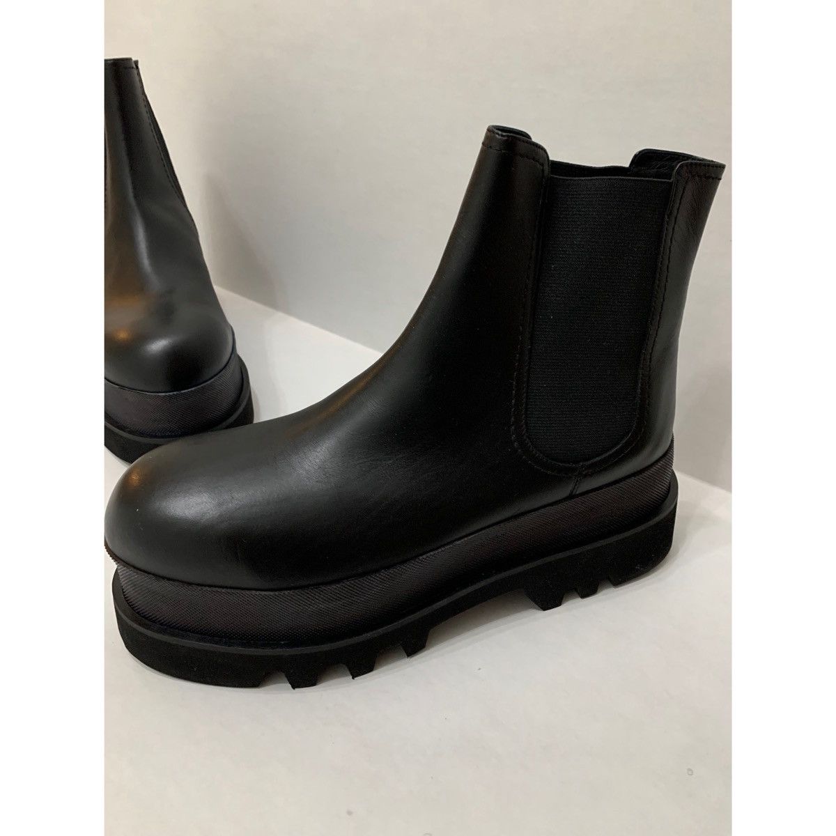 Helmut Lang HELMUT LANG CHELSEA CHUNKY ANKLE BOOTS Size US 10.5 / EU 43-44 - 9 Thumbnail