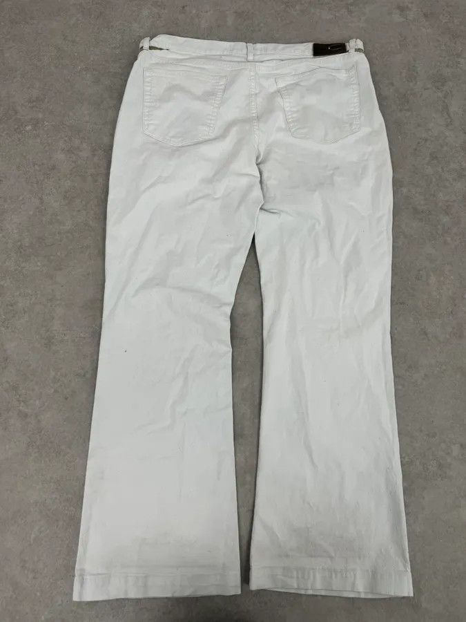 Roberto Cavalli 2000s Cavalli White Vertical Pants Size US 33 - 4 Thumbnail