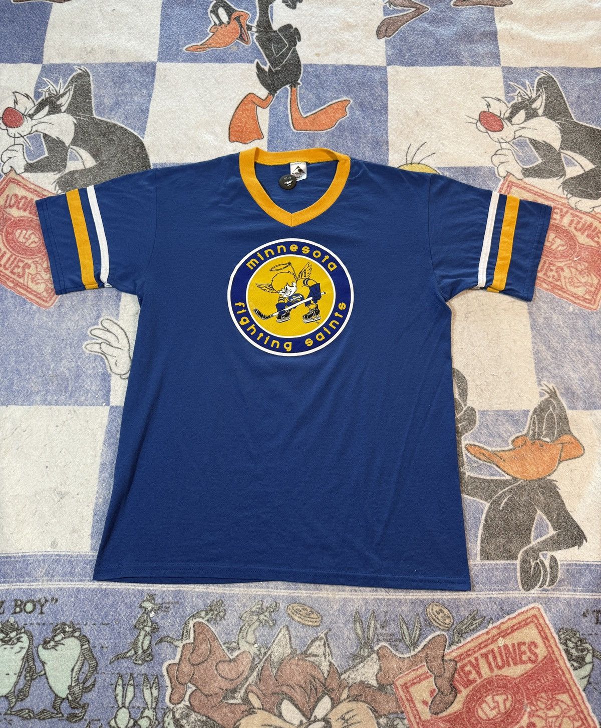 NHL Minnesota fighting saints hockey tee Size US L / EU 52-54 / 3 - 1 Thumbnail