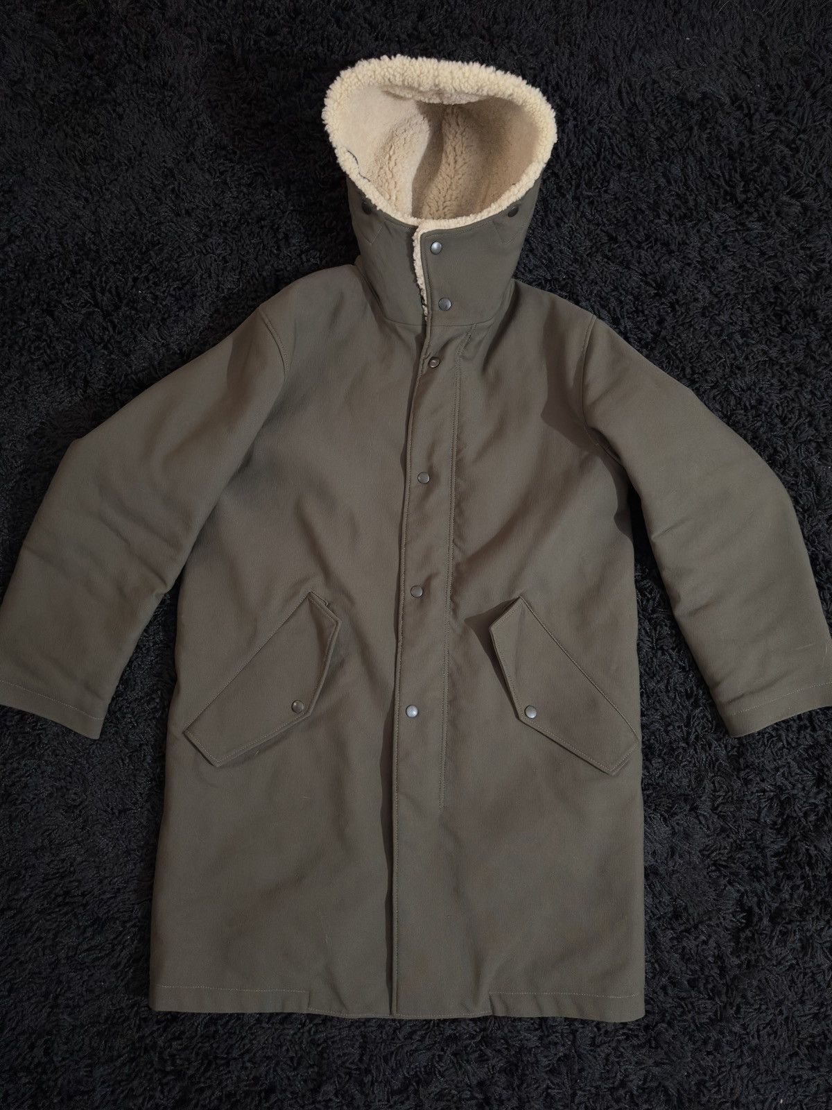 Balenciaga Balenciaga 2016 pre Fall Military parka sz46 oversized Size US S / EU 44-46 / 1 - 5 Thumbnail